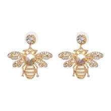 Bee Rhinestone Earrings