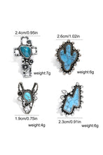 Cross Turquoise Ring