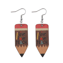 Pencil Teacher Earrings