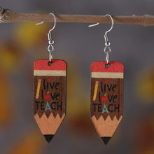 Pencil Teacher Earrings