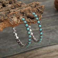 Turquoise Hoop Earrings