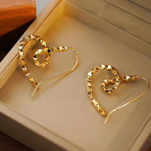 Twisted Heart Earrings