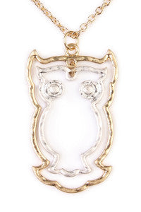Double Owl Necklace